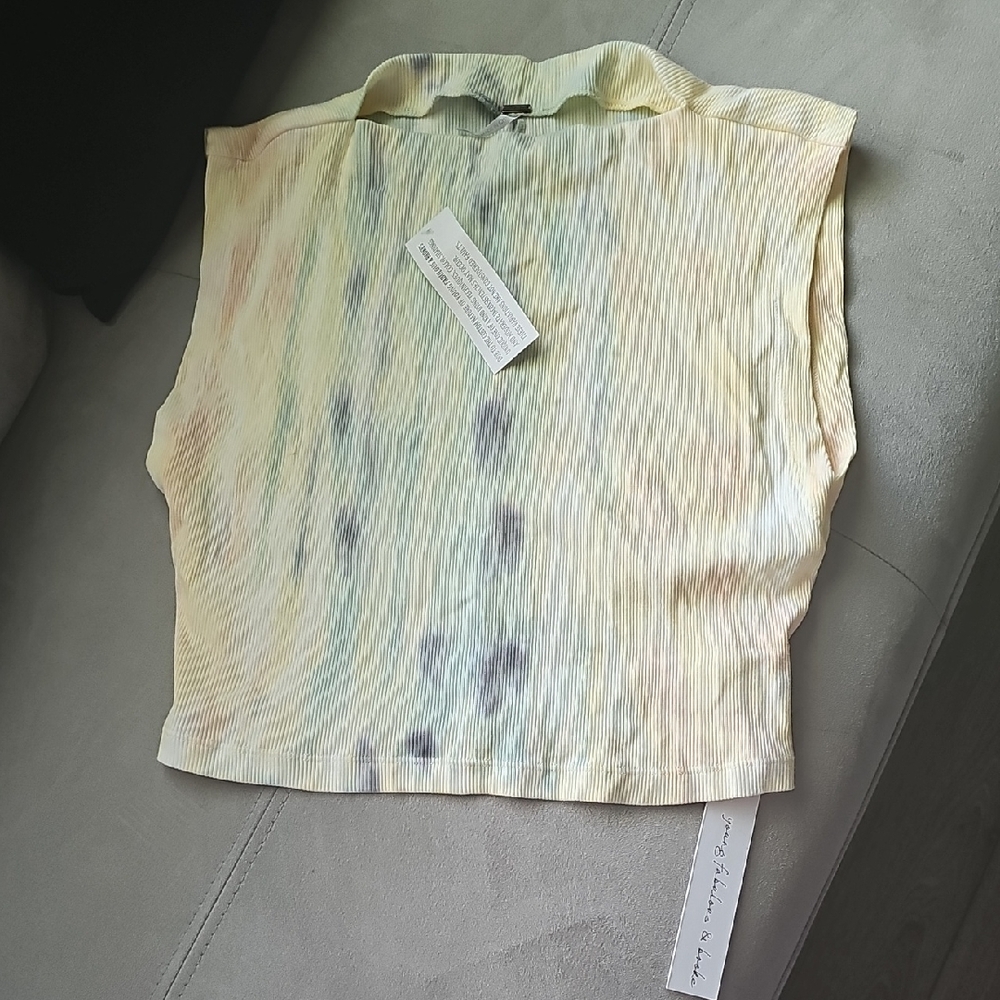 NWT Young Fabulous & Broke Tie Dye Multicolor Women's Top